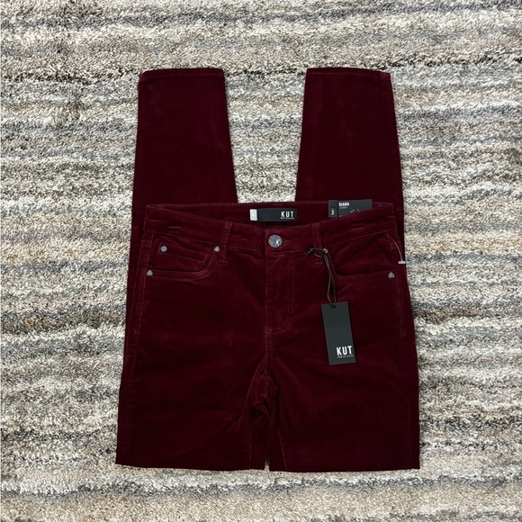KUT From The Kloth Diana Skinny Jeans Sz 2 | KUT Diana Corduroy Skinny Jeans NWT - Picture 6 of 15